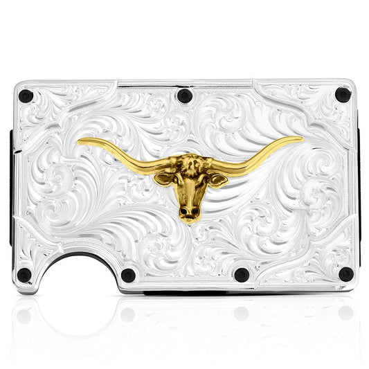 Ironwood Card Case with Longhorn