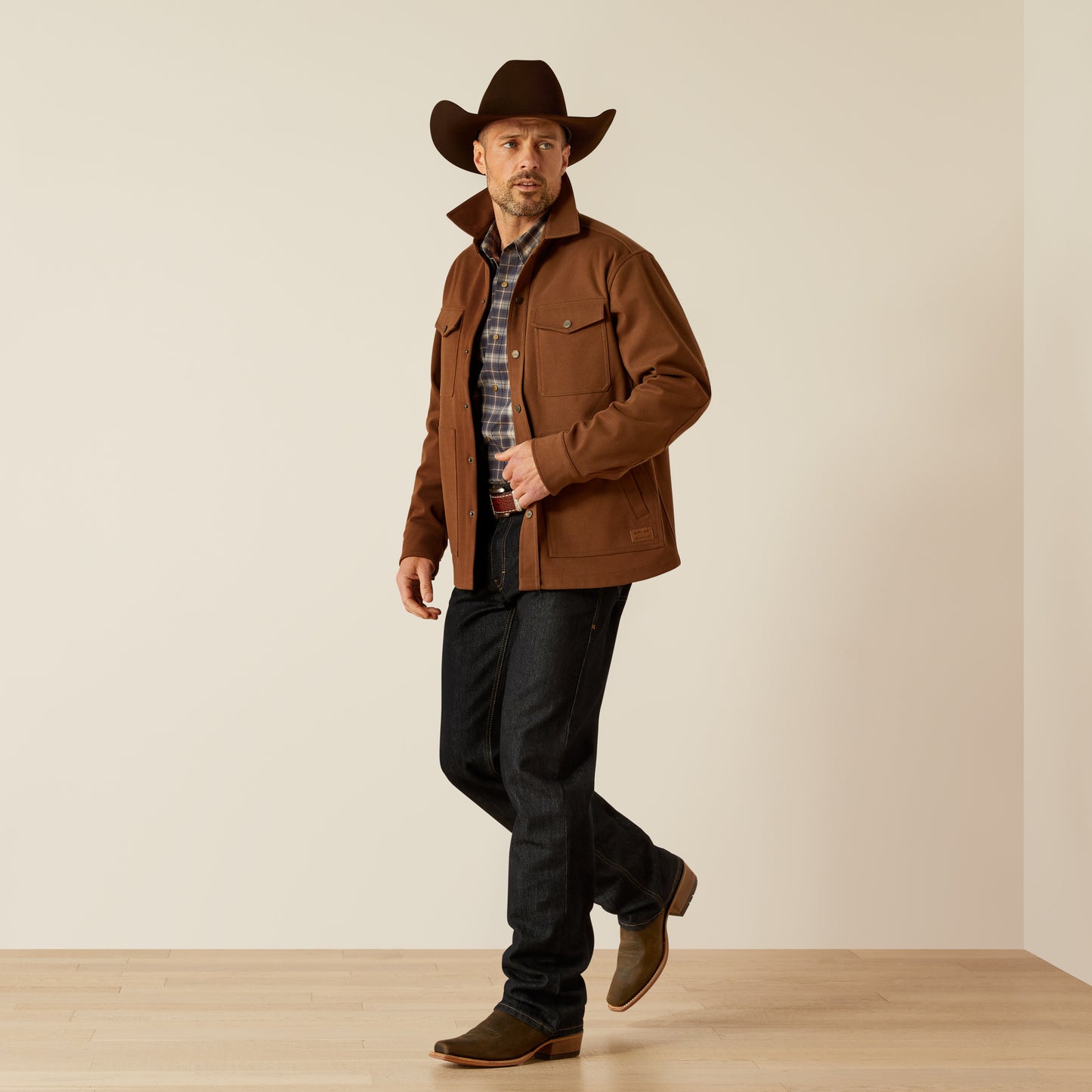 Ariat Men's Relentless Amarillo Shirt Jacket - Carafe