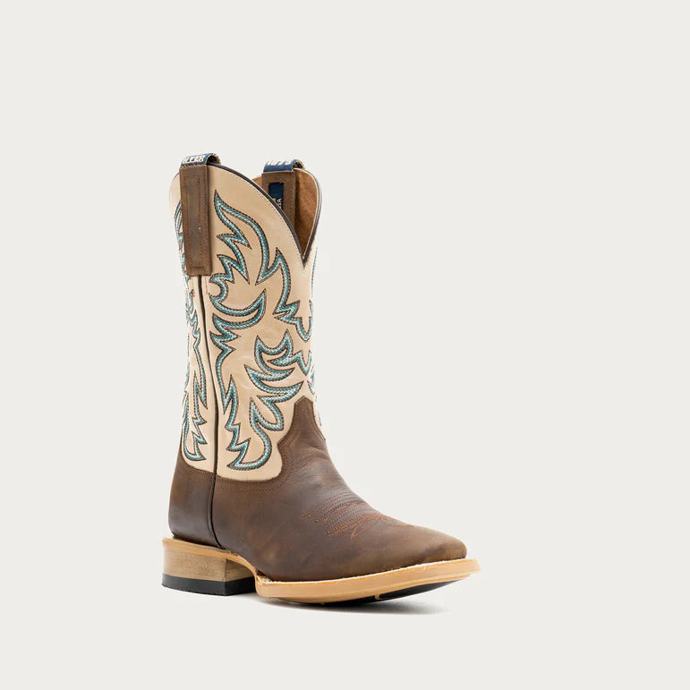 Hyer - Topeka Western Boots in Brown/White (Women's)