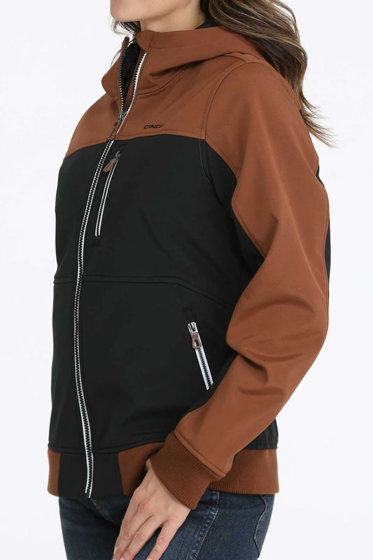Cinch - Ladies Bonded Colorblock Hoodie Jacket