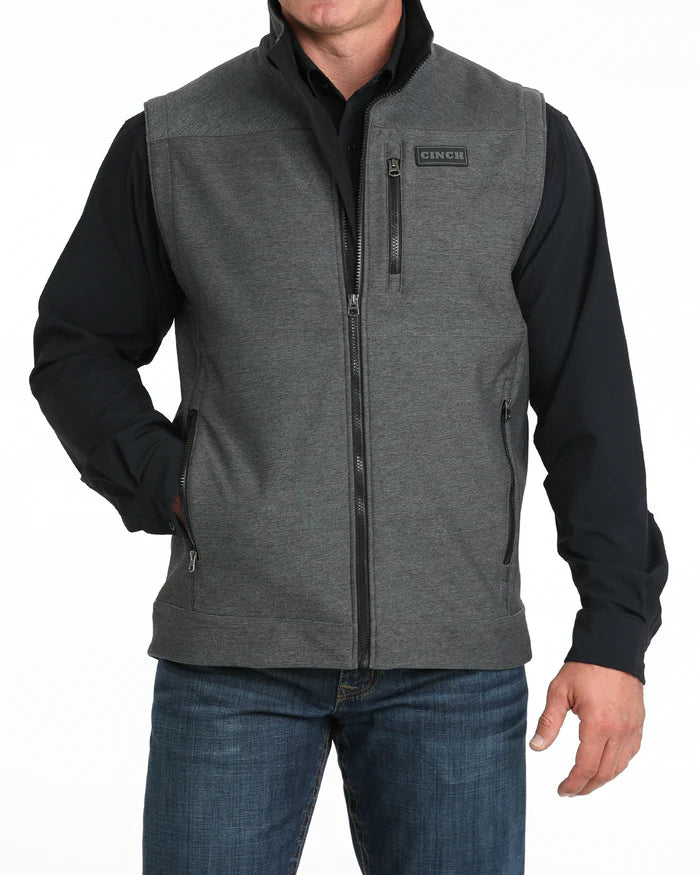 Cinch Bonded Vest in Charcoal (Men's)