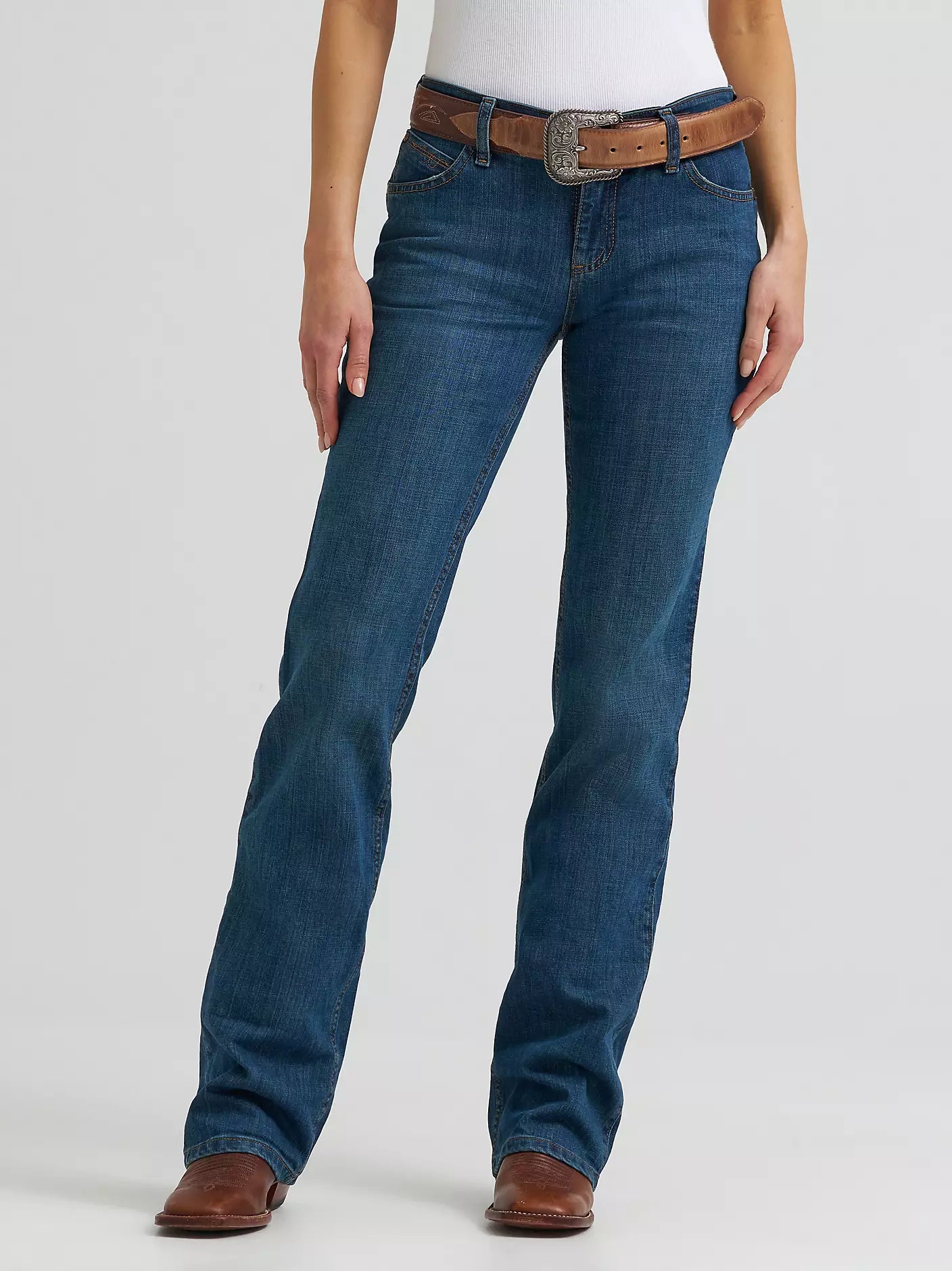Wrangler® Ultimate Riding Jean Q-Baby Mid-Rise Bootcut (Women's)