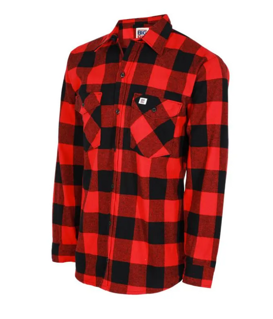 Big Bill Brawny Flannel® Shirt in Red (Men's)