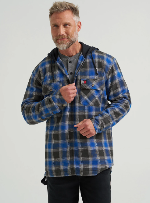 Wrangler® RIGGS Workwear® Hooded Flannel Work Jacket (Men's)