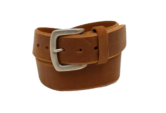 Ariat Beveled Edge Brown Leather Belt (Men's)