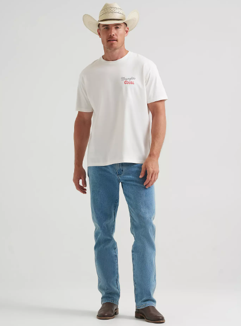 Wrangler X Coors Canada Short Sleeve T-Shirt Vintage Fit (Marshmallow)