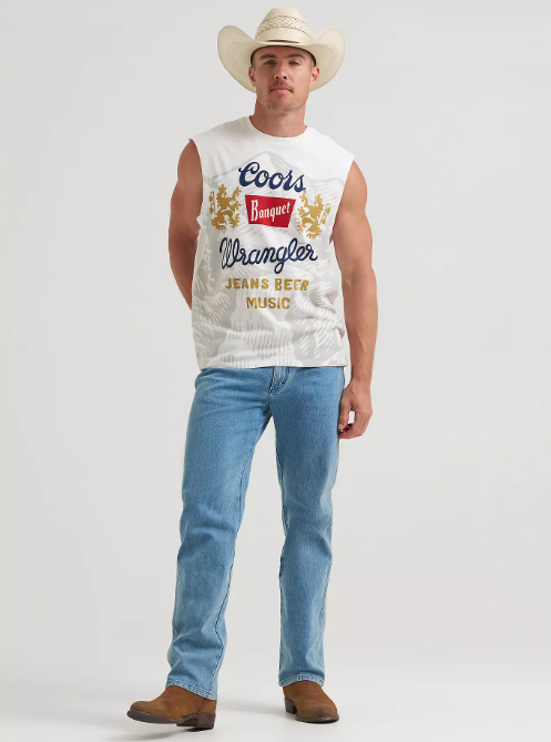 Wrangler X Coors Canada Festival Tank - Marshmallow