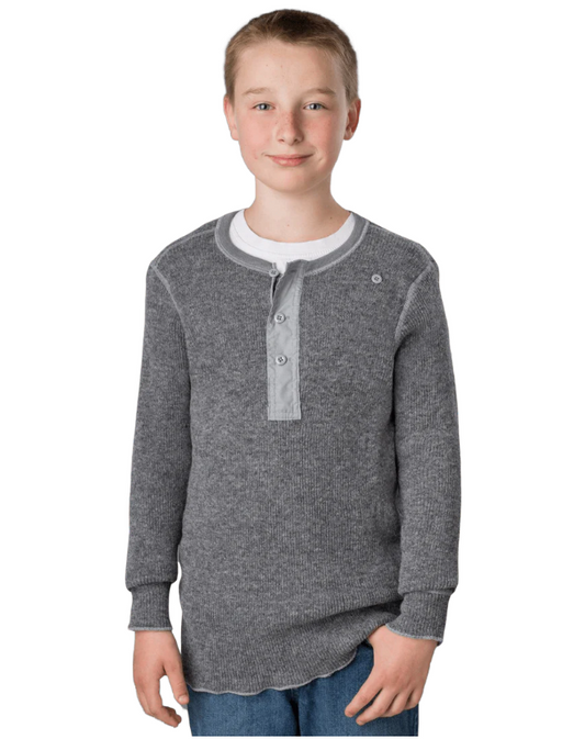 Stanfield's - Kids Heavy Weight Wool Henley