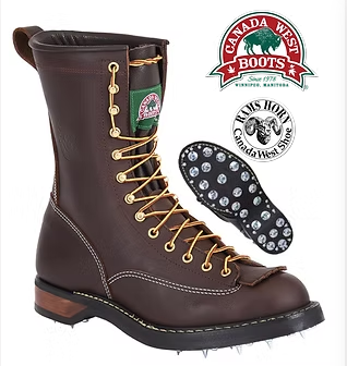 Canada West Lace Work Boot - Caulked (14435)