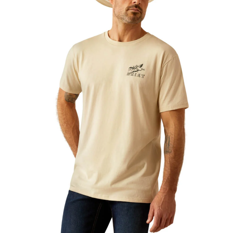 Ariat Bronc Ridin Heritage SS T-Shirt (Mens)