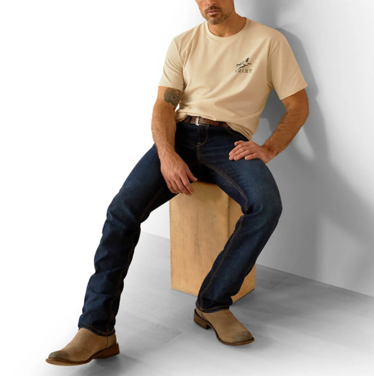 Ariat Bronc Ridin Heritage SS T-Shirt (Mens)