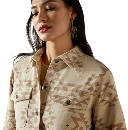 Ariat Clovis Insulated Shirt Jacket - Tan (Women's)