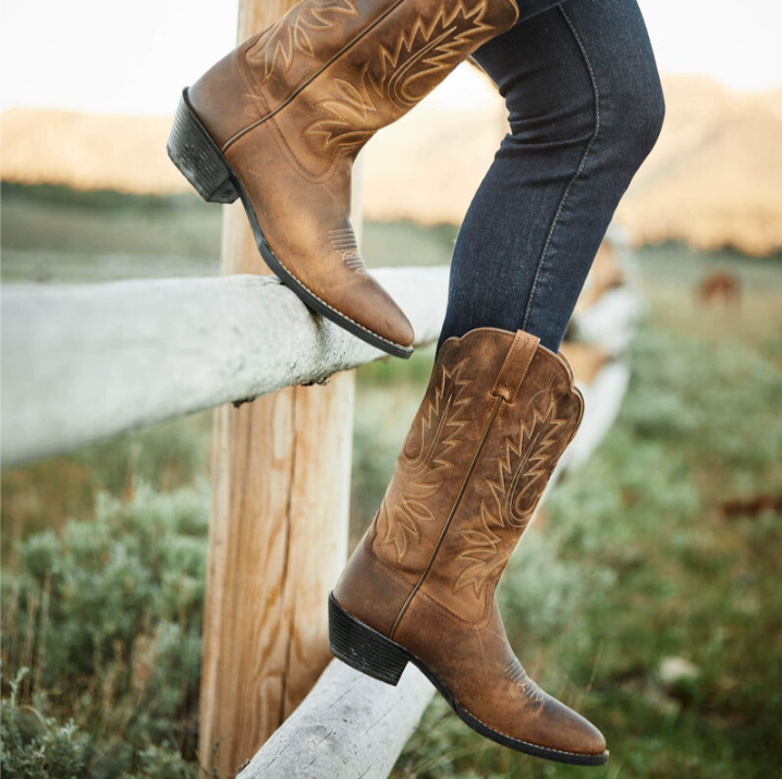 Ariat Heritage R Toe Western Boot - Wide Calf (Women's)