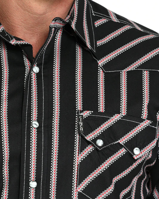 Cinch - Mens Modern Fit Sawtooth Western Plain Weave