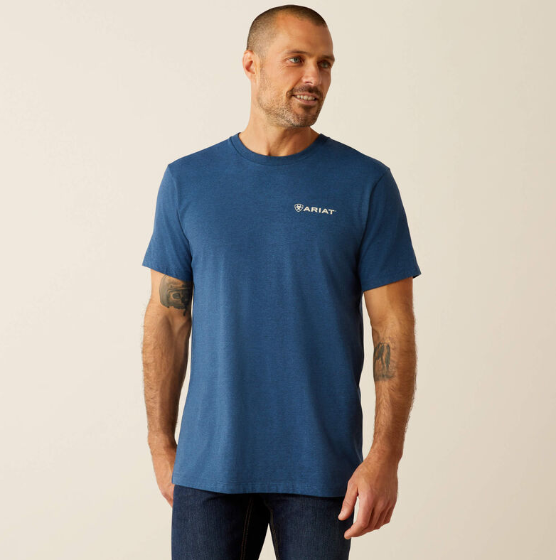 Ariat Line Frame Hex T-Shirt (Mens)
