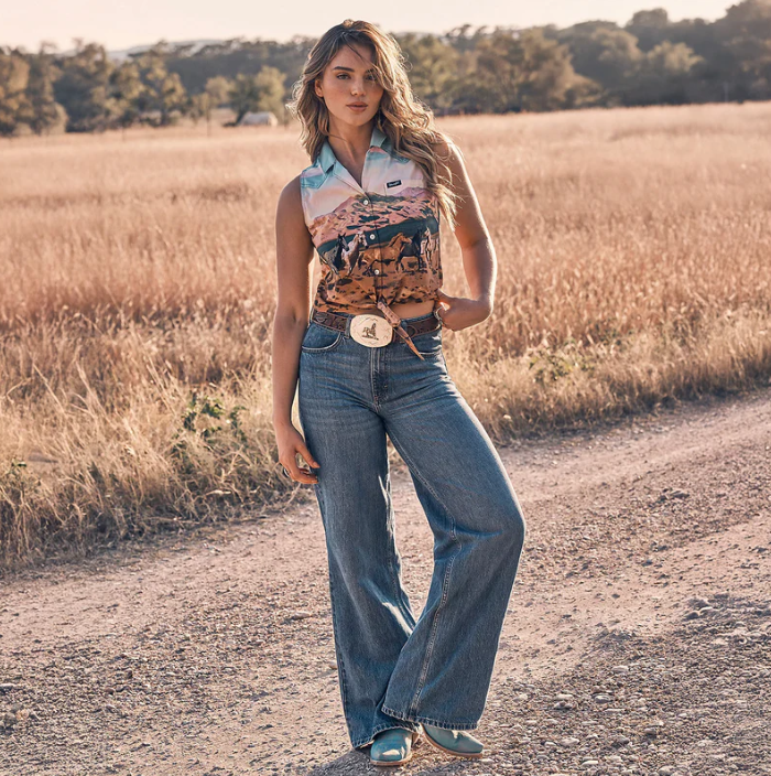 Wrangler Bailey High Rise Wide Leg Jean (Women's)